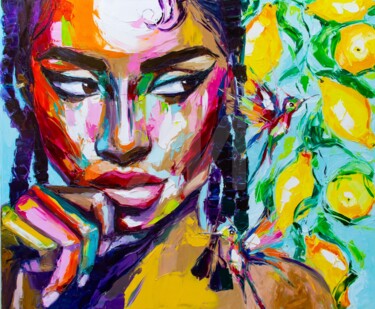 Song of a Lemon grove Painting titled "Song of a Lemon gro…" by Lana Frey, Original Artwork, Oil