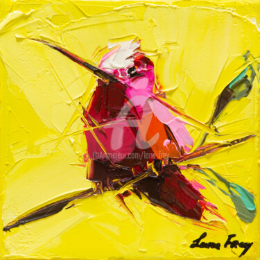 Pintura intitulada "Sunny breeze" por Lana Frey, Obras de arte originais, Óleo Montado em Armação em madeira