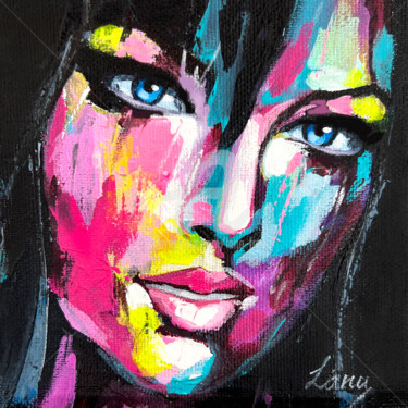 Malerei mit dem Titel "Gentle" von Lana Frey, Original-Kunstwerk, Acryl