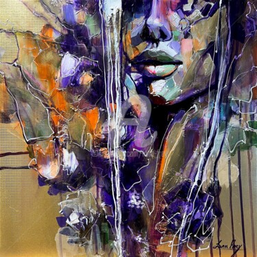 Картина под названием "Eleanor" - Lana Frey, Подлинное произведение искусства, Акрил Установлен на Деревянная рама для носил…