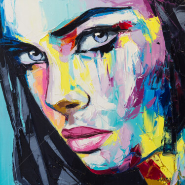 Картина под названием "Disbelief" - Lana Frey, Подлинное произведение искусства, Масло