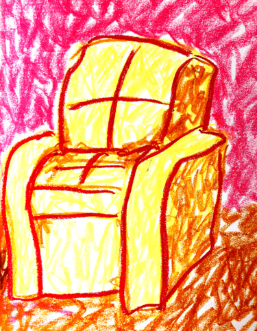 "Chair" başlıklı Resim Lana Krainova tarafından, Orijinal sanat, Pastel