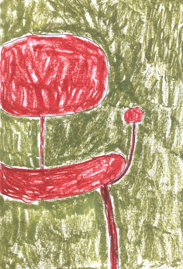 图画 标题为“Umber chair” 由Lana Krainova, 原创艺术品, 粉彩