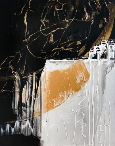 At the end of the universe-2: Where? Peinture intitulée "At the end of the u…" par Lana Tikhonova, Œuvre d'art originale, Acrylique