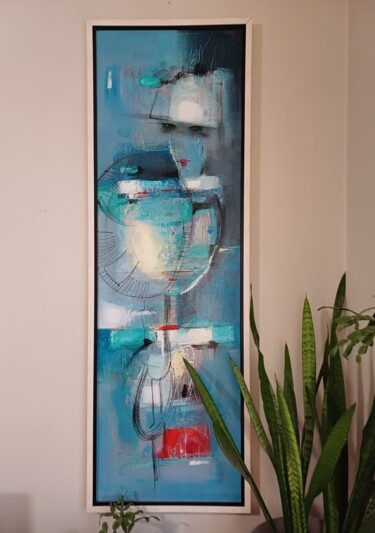 Painting titled ",The story of women…" by Lana Turmanidze, Original Artwork, Acrylic Mounted on Wood Stretcher frame