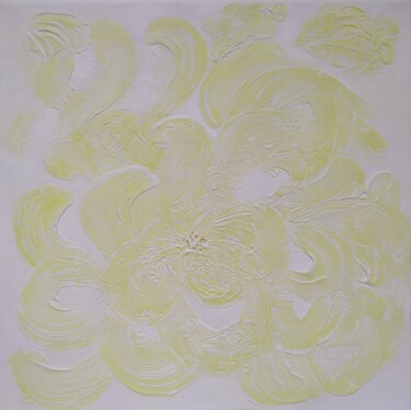 Картина под названием "Vanilla flower" - Lana Vereshchagina, Подлинное произведение искусства, Акрил Установлен на Деревянна…