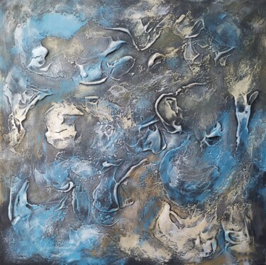 Картина под названием "The Fog" - Lana Vereshchagina, Подлинное произведение искусства, Акрил Установлен на Деревянная рама…