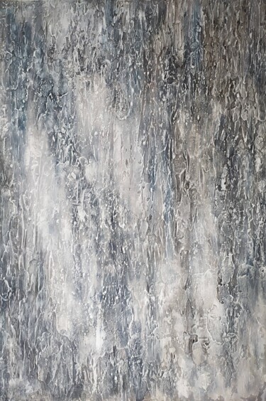 Картина под названием "Rainy evening" - Lana Vereshchagina, Подлинное произведение искусства, Акрил Установлен на Деревянная…