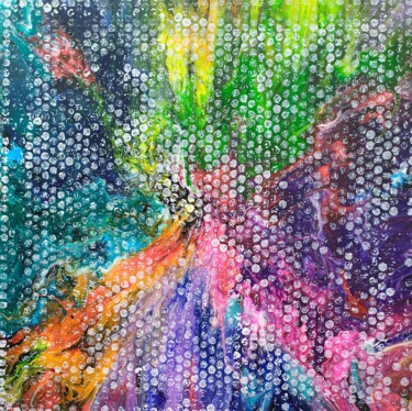 Картина под названием "Mosaic" - Lana Vereshchagina, Подлинное произведение искусства, Акрил Установлен на Деревянная рама д…