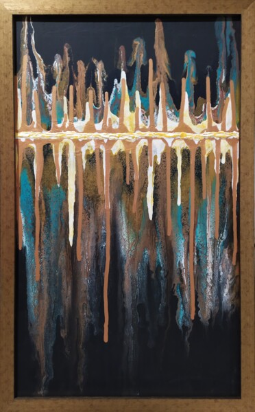 Картина под названием "Untitled Painting" - Lana Vereshchagina, Подлинное произведение искусства, Акрил Установлен на Деревя…