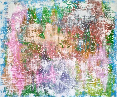 Картина под названием "Dream of summer" - Lana Vereshchagina, Подлинное произведение искусства, Акрил Установлен на Деревянн…