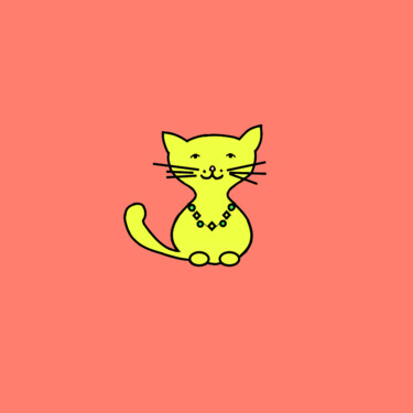 Digital Arts titled "Cats & Cats #1" by Lana Vereshchagina, Original Artwork, 2D Digital Work