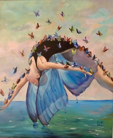 Peinture intitulée "Влюбленность или ба…" par Svetlana Yunusova, Œuvre d'art originale, Huile