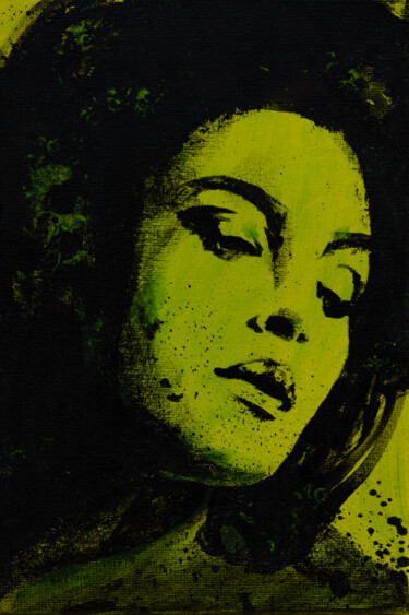 Malerei mit dem Titel "MONICA" von Lana, Original-Kunstwerk, Acryl