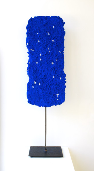 Sculpture intitulée "grand-passage-bleu-…" par Guillaume Lancelin, Œuvre d'art originale