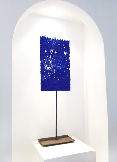 Sculpture intitulée "passage-bleu-arteli…" par Guillaume Lancelin, Œuvre d'art originale