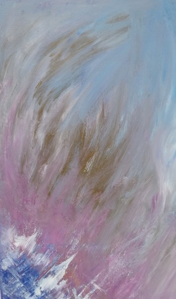 제목이 "Tenderness"인 미술작품 Kxenia Laven로, 원작, 아크릴 나무 들것 프레임에 장착됨