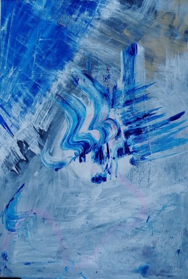 Painting titled "Splash" by Kxenia Laven, Original Artwork, Acrylic