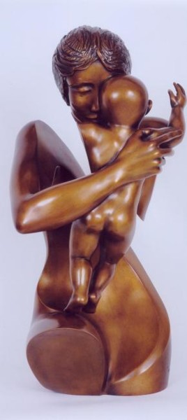 Sculpture intitulée "Nous" par Jean-Louis Landraud, Œuvre d'art originale