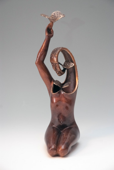 Skulptur mit dem Titel "Gaïa" von Jean-Louis Landraud, Original-Kunstwerk