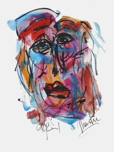 MARTIN (Philip Langen) Painting titled "MARTIN (Philip Lang…" by Philip/Ulrike Langen, Original Art, Acrylic