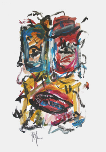 NEO (Philip Langen) Painting titled "NEO (Philip Langen)" by Philip/Ulrike Langen, Original Art, Acrylic