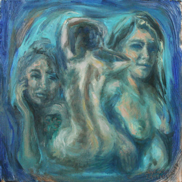Painting titled "étude n° 1" by Langlet Fahrenheit, Original Artwork