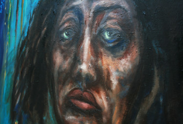 Peinture intitulée "Détail à une passan…" par Langlet Fahrenheit, Œuvre d'art originale
