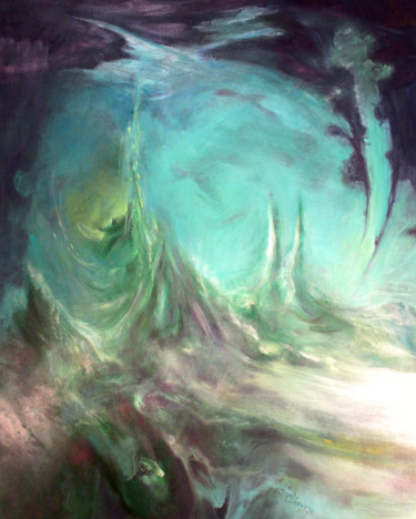 Peinture intitulée "sans titre" par Langlet Fahrenheit, Œuvre d'art originale, Huile