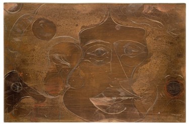 Gravures & estampes intitulée "Feu de bois" par Lanhor, Œuvre d'art originale, Autre