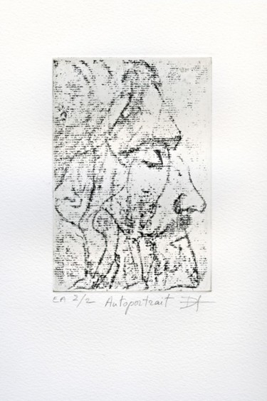 Sculpture intitulée "Autoportrait" par Lanhor, Œuvre d'art originale, Autre