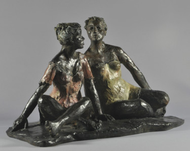 Sculpture titled "Muses" by Brigitte De Lanouvelle, Original Artwork, Bronze