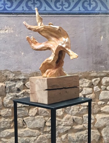 Sculpture intitulée "Offrande" par Brigitte De Lanouvelle, Œuvre d'art originale, Terre cuite