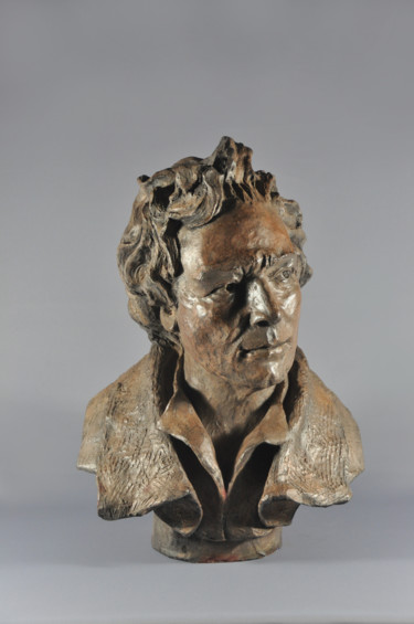 Skulptur mit dem Titel "Musique" von Brigitte De Lanouvelle, Original-Kunstwerk, Bronze