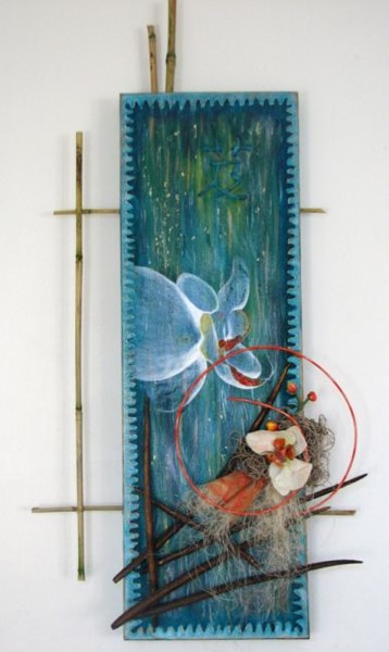 Peinture intitulée "Fantôme de l’oubli" par Lan Ta Minh, Œuvre d'art originale