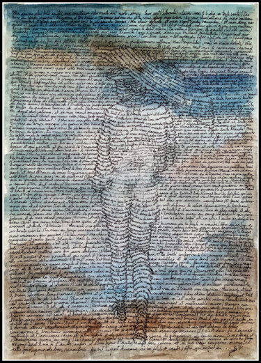 Malerei mit dem Titel "Mon ami, ma plus be…" von Lanto R., Original-Kunstwerk, Tinte