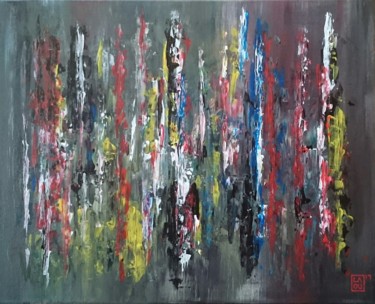 Painting titled "Paradoxe : L101" by Laou, Original Artwork, Acrylic