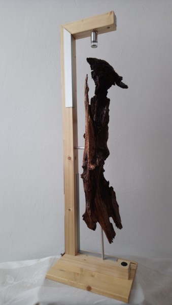 Sculpture titled "Récif : L169" by Laou, Original Artwork, Wood