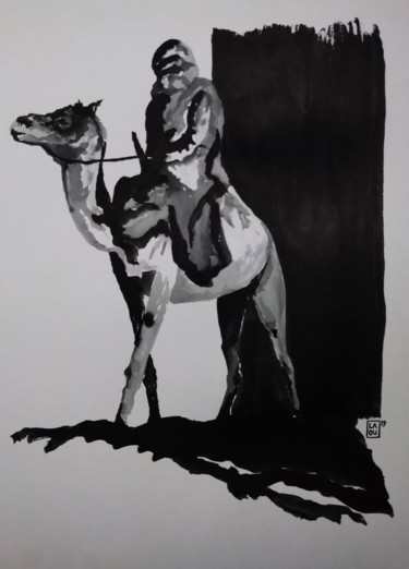 Drawing titled "Touareg : L240" by Laou, Original Artwork, Ink