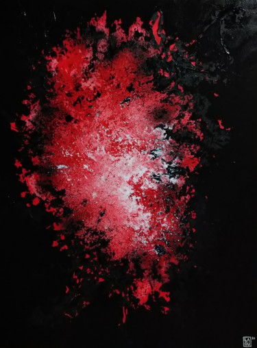 Malerei mit dem Titel "Soulèvement : L272" von Laou, Original-Kunstwerk, Acryl