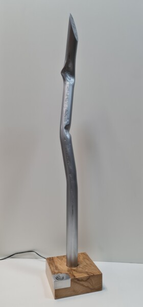 Sculpture titled "Alien : L323" by Laou, Original Artwork, Plastic