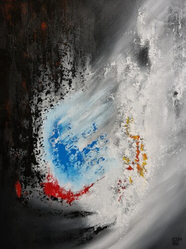 Painting titled "Nova 3 : L333" by Laou, Original Artwork, Acrylic