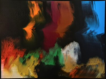 Peinture intitulée "Ecstasy : L338" par Laou, Œuvre d'art originale, Acrylique Monté sur Châssis en bois