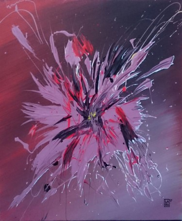 Peinture intitulée "Floraison : L024" par Laou, Œuvre d'art originale, Acrylique