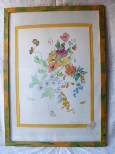Pintura intitulada "Bouquet" por Eveline Ghironi (khava), Obras de arte originais, Óleo