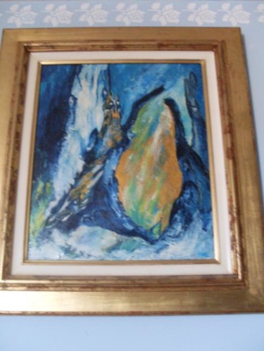 Painting titled "le passage" by Eveline Ghironi (khava), Original Artwork, Oil