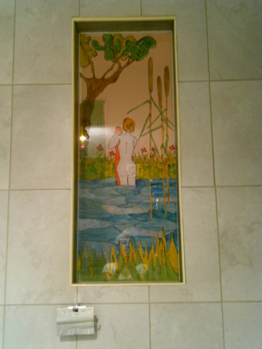 Painting titled "salle-de-bain-004.j…" by Eveline Ghironi (khava), Original Artwork, Other