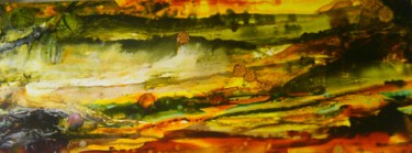 empreintes végétales 42x102x3 cm © par khava