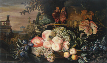 Painting titled "Still Life in Dutch…" by Lara, Original Artwork, Oil