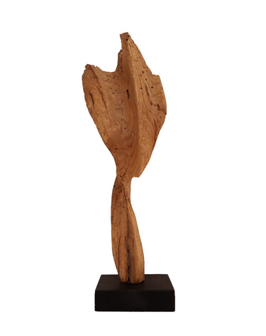 Skulptur mit dem Titel ""Modigliani Style".…" von Lara Shabelnik, Original-Kunstwerk, Holz